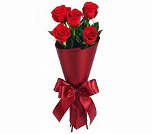 Букет 5 Красных роз Эдлесс Лав в Городище