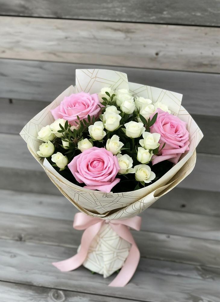 Букет цветов из: Розы в Городище