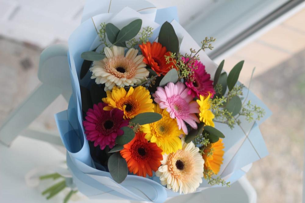 Букет цветов из: Герберы в Городище