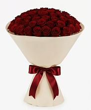 Букет 101 Бордовая роза Блэк Бакарра в Городище