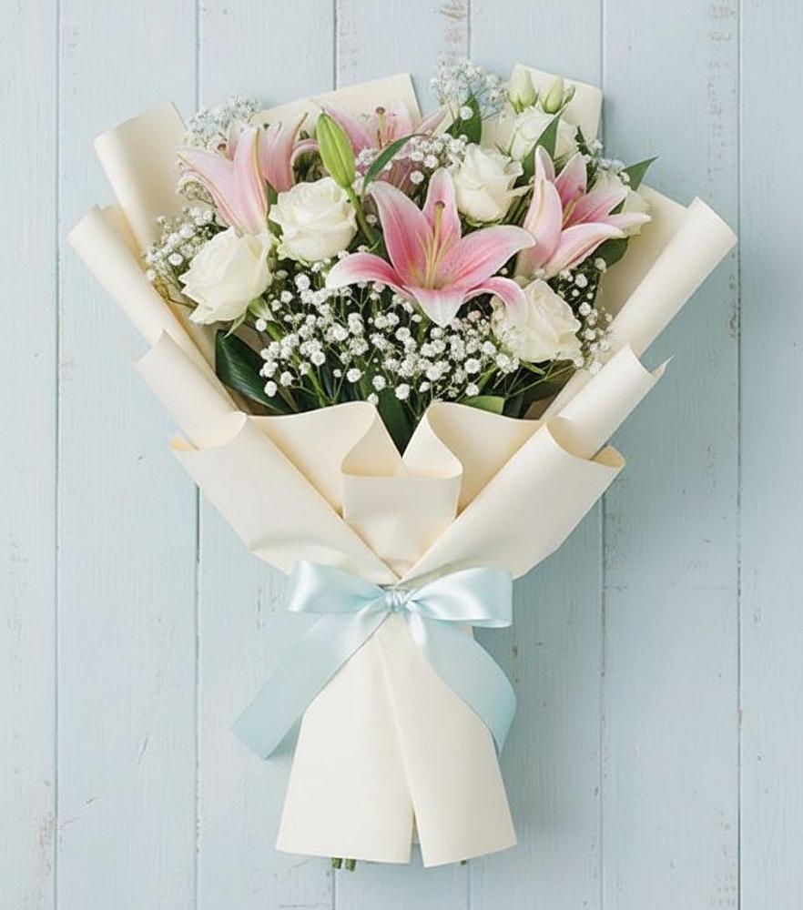 Букет цветов из: Лилии в Городище