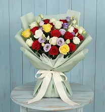 Букет цветов из:  Розы в Городище