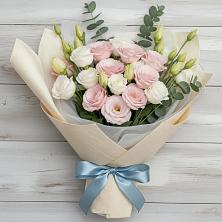 Букет цветов из:  Лизиантусы в Городище