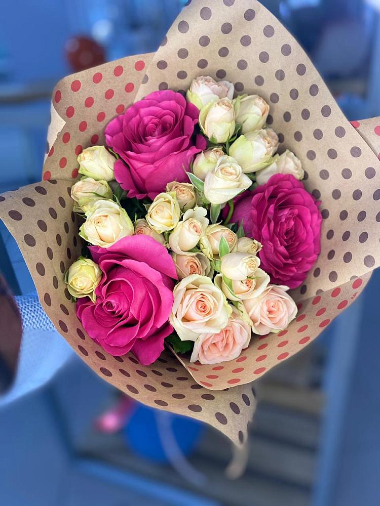 Букет цветов из: Розы в Городище