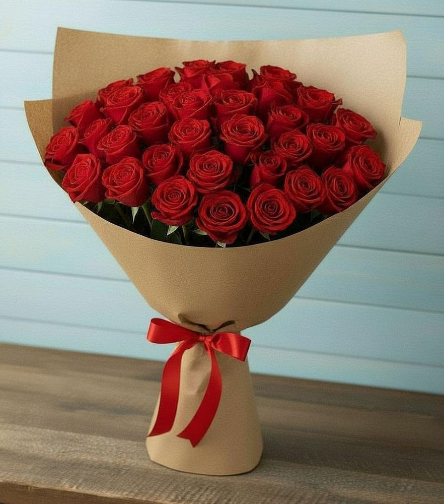 Букет Красные розы Милано в Городище