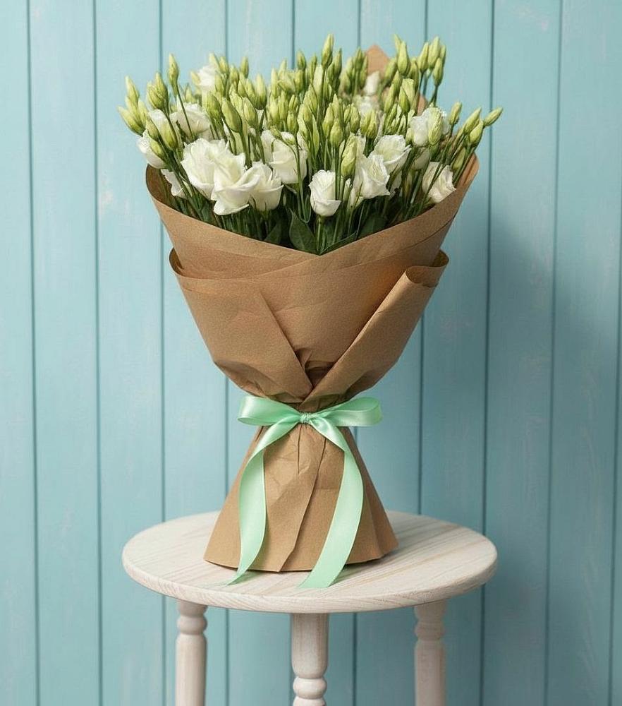 Букет цветов из: Лизиантусы в Городище