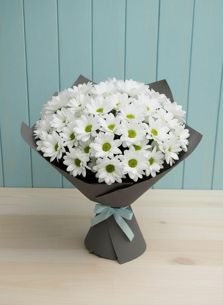 Букет цветов из: Хризантемы в Городище