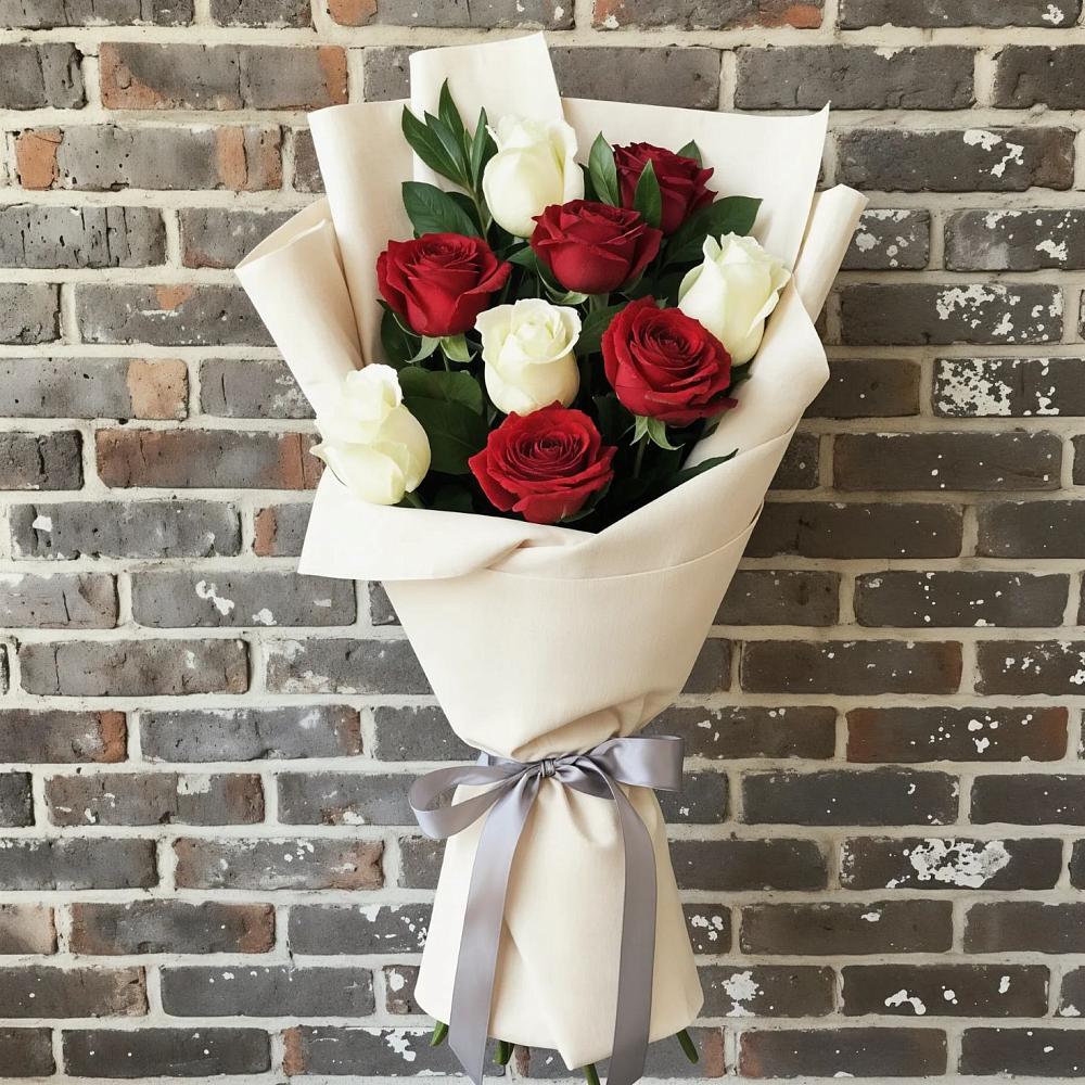 Букет цветов из: Розы в Городище