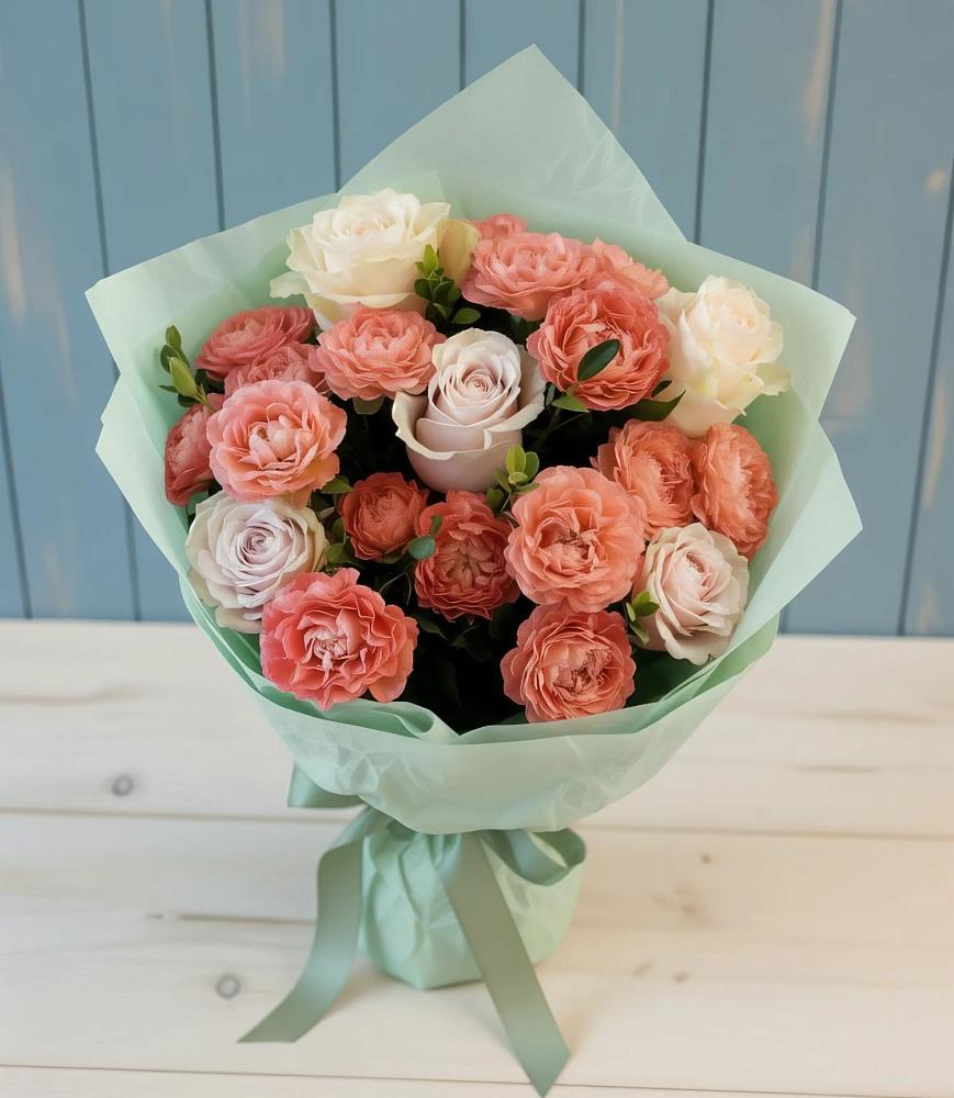 Букет цветов из: Розы в Городище