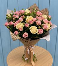 Букет цветов из:  Розы в Городище