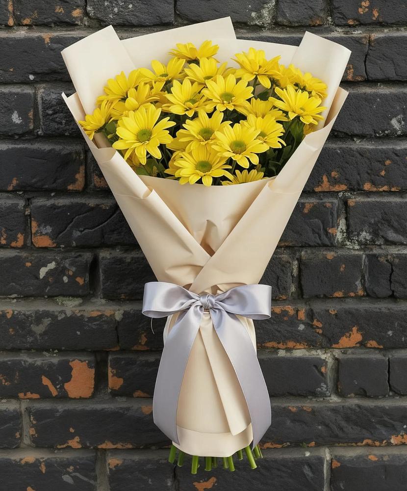 Букет цветов из: Хризантемы в Городище