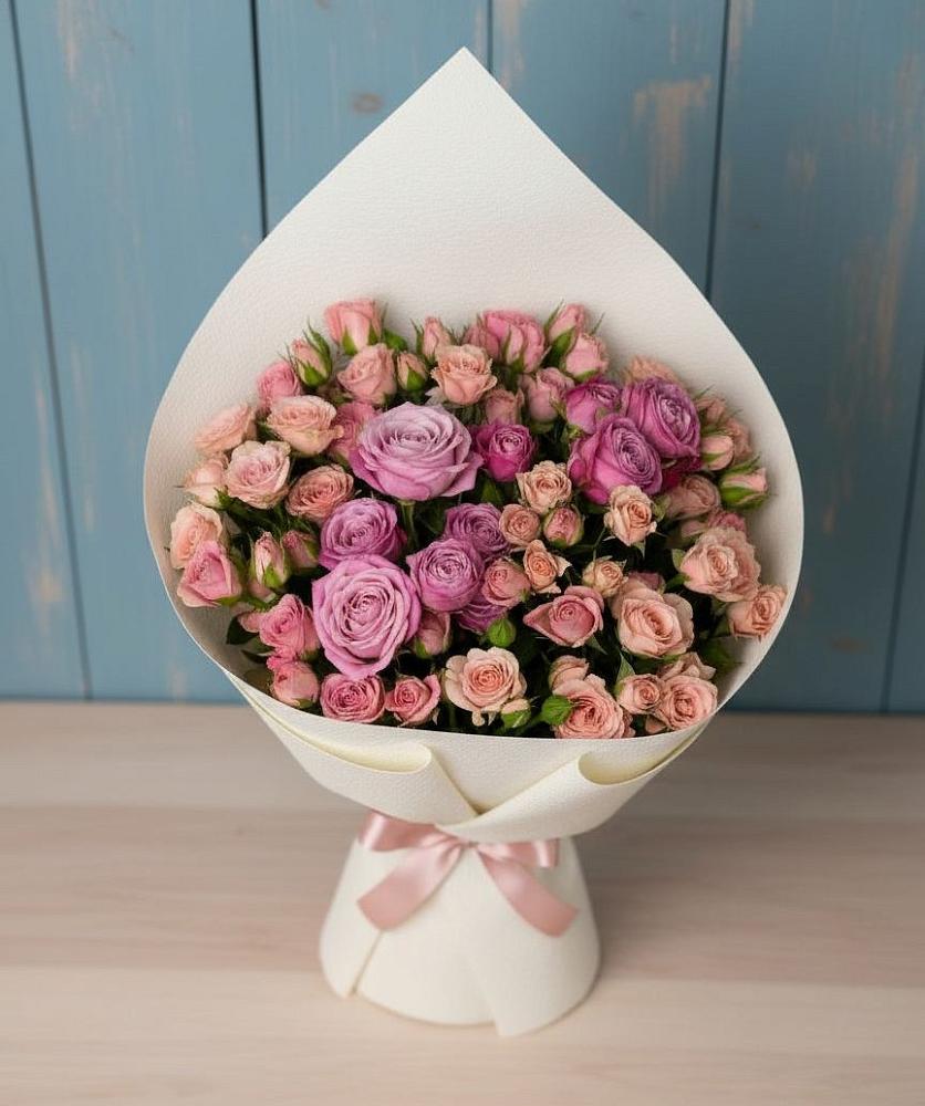 Букет цветов из: Розы в Городище