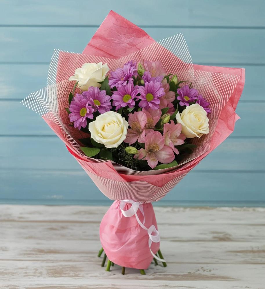 Букет цветов из: Герберы в Городище