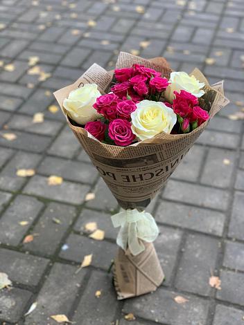 Букет цветов из: Розы в Городище