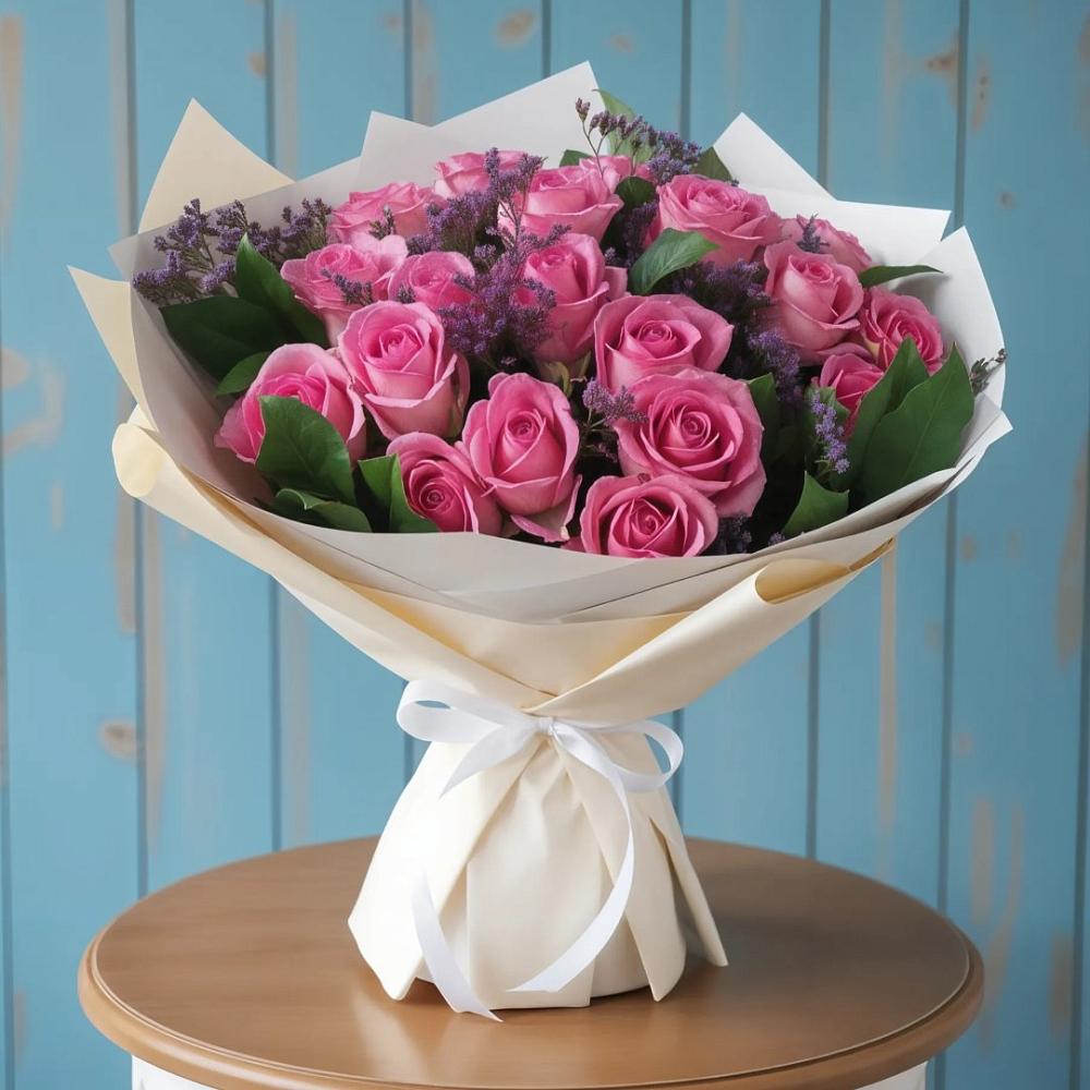 Букет цветов из: Розы в Городище