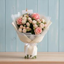Букет цветов из:  Розы в Городище